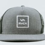 grey RVCA fitted cap